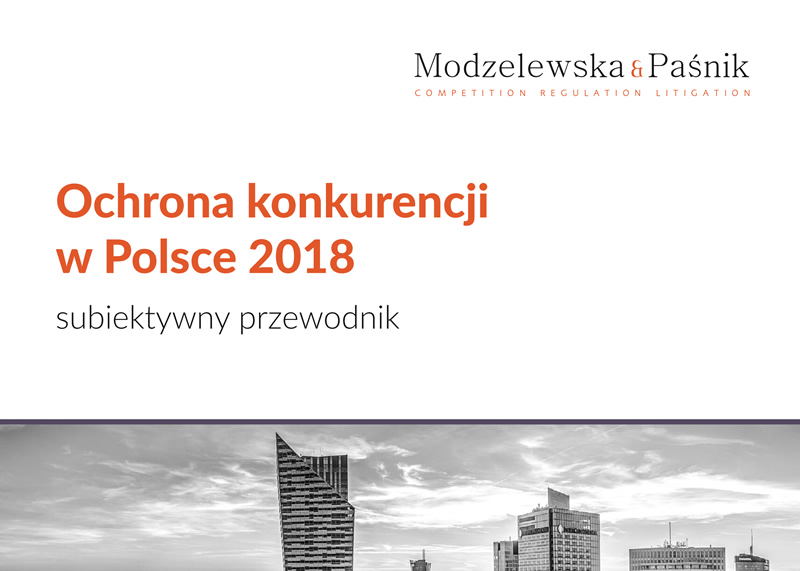 Ochrona konkurencji w Polsce 2018